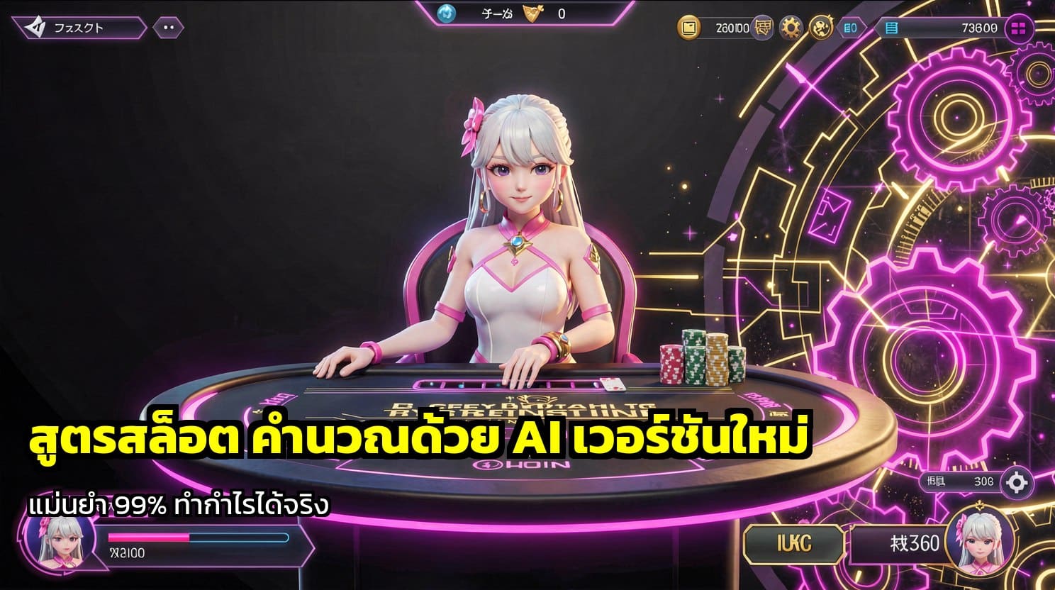 สูตรสล็อต คำนวณด้วย AI