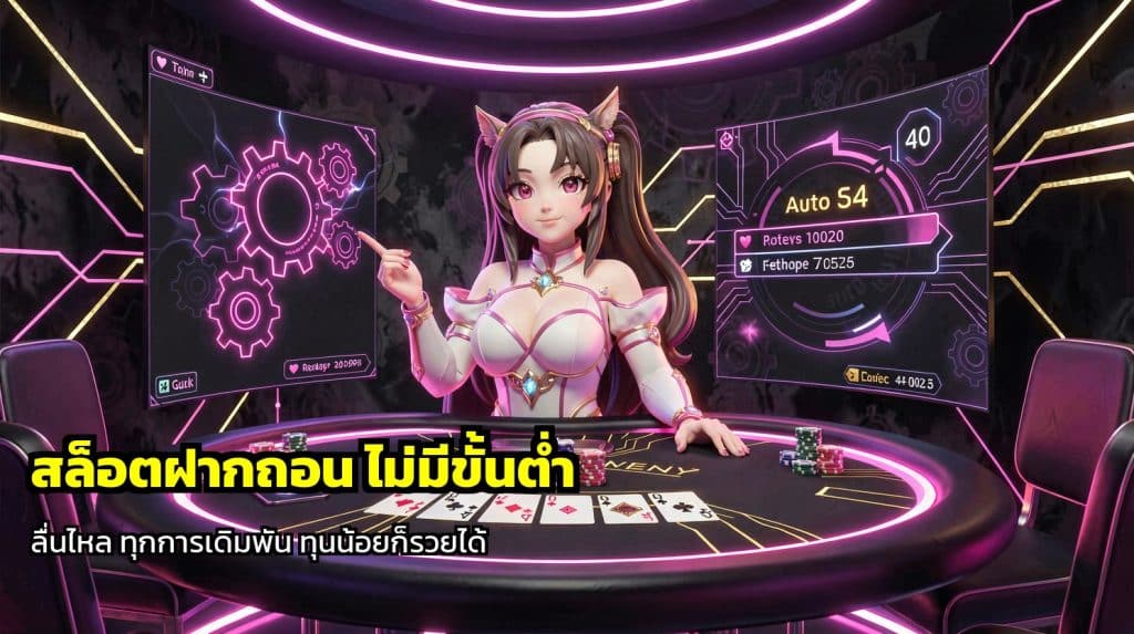 สล็อตฝากถอน ไม่มีขั้นต่ำ