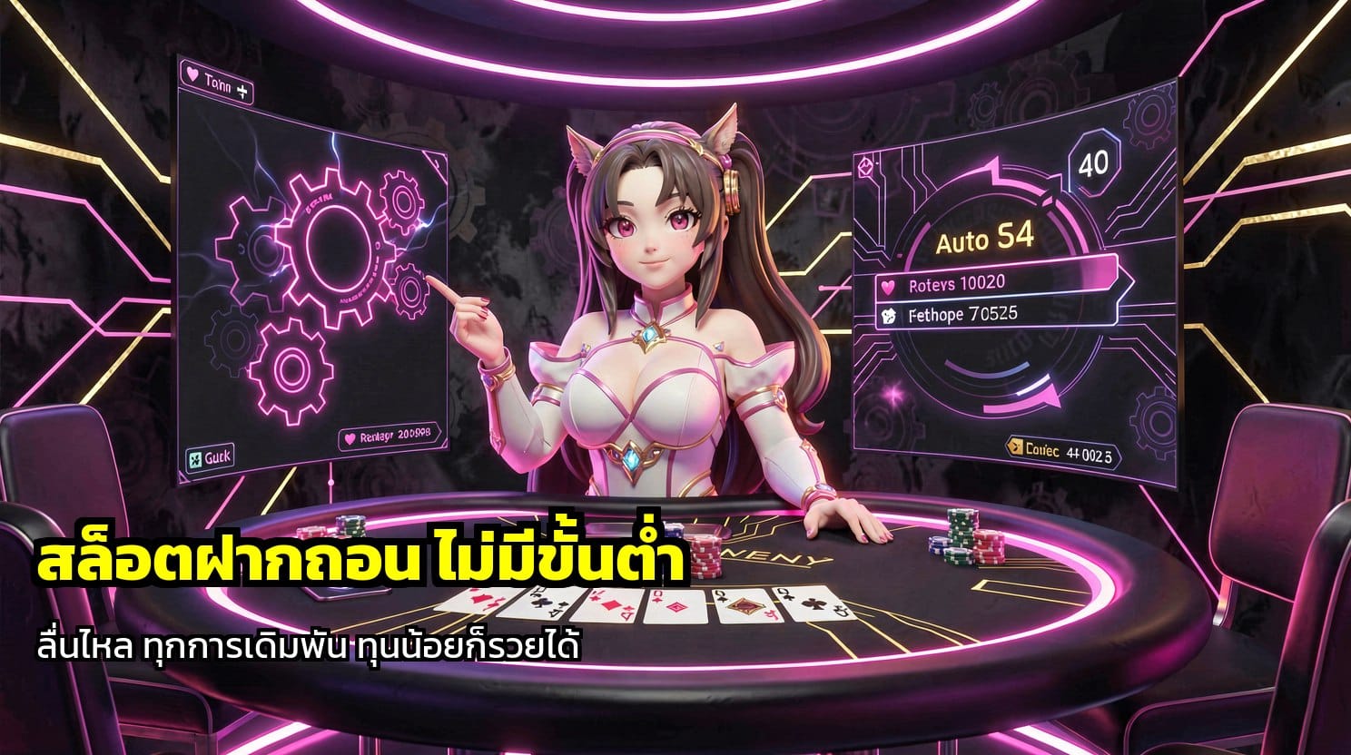 สล็อตฝากถอน ไม่มีขั้นต่ำ