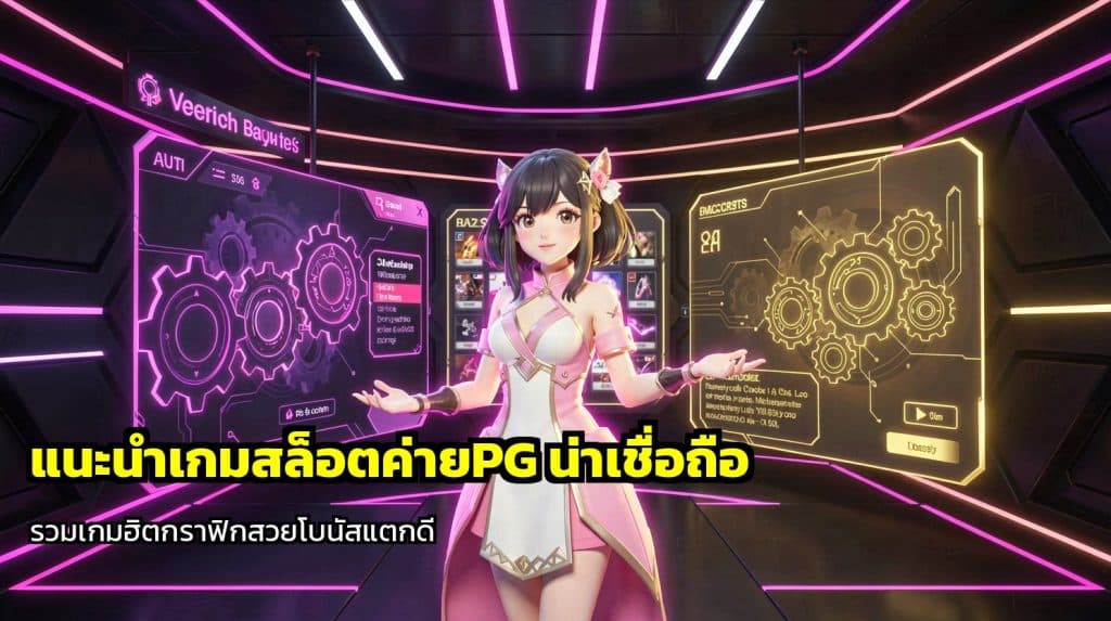 แนะนำเกมสล็อตค่ายPG