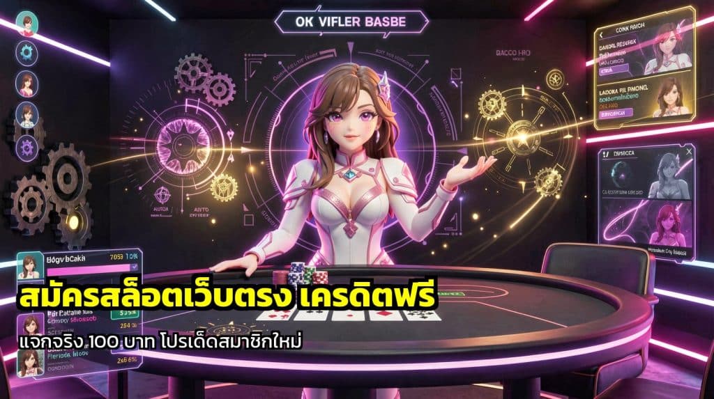 สมัครสล็อตเว็บตรง เครดิตฟรี