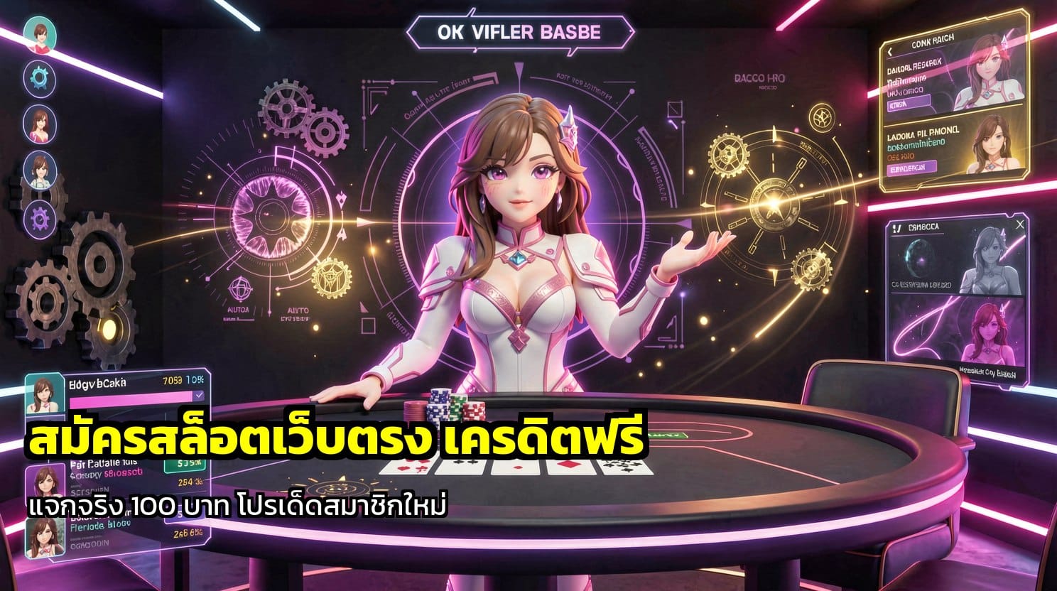 สมัครสล็อตเว็บตรง เครดิตฟรี