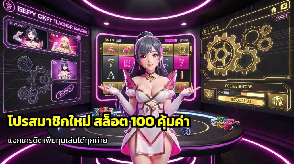 โปรสมาชิกใหม่ สล็อต 100